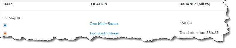 tracking mileage