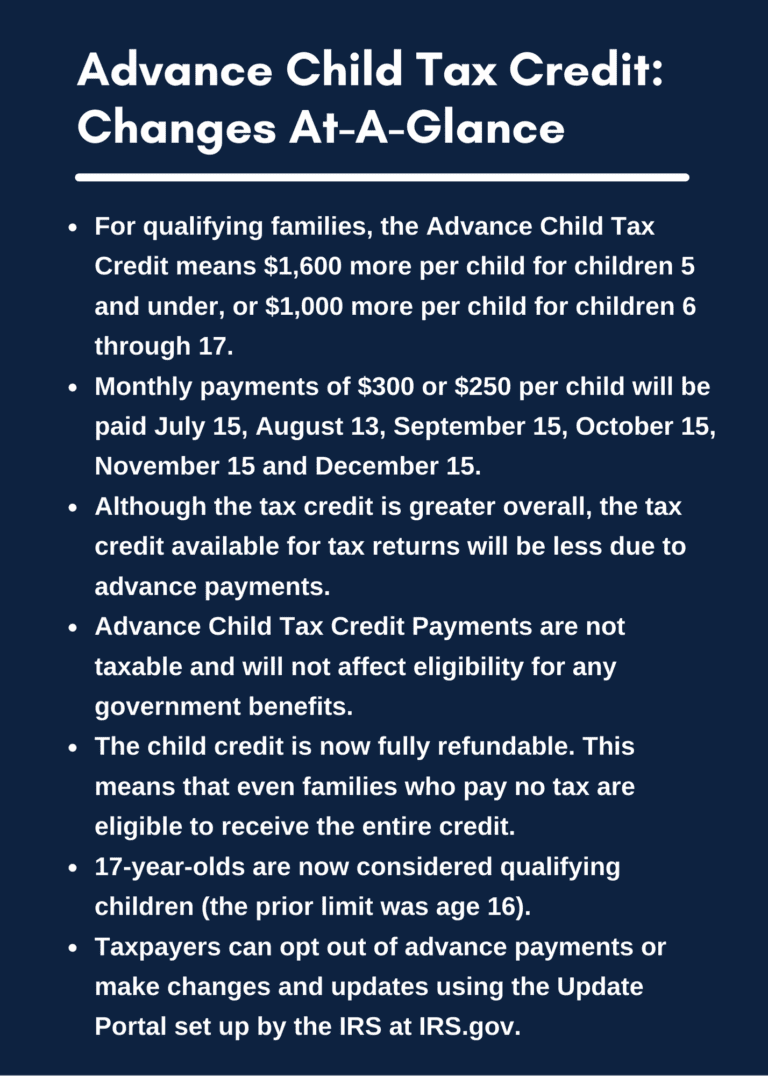 Advance Child Tax Credit Payments Coming to a Bank Account or Mailbox Near You Accountant in