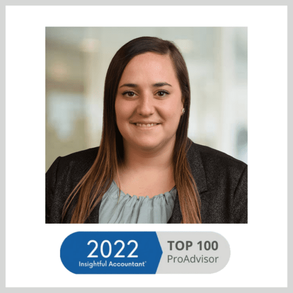 Megan Bronson Receives National Recognition from Insightful Accountant as a 2022 Top ProAdvisor