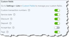 You can add custom fields to your sales forms in QuickBooks Online.