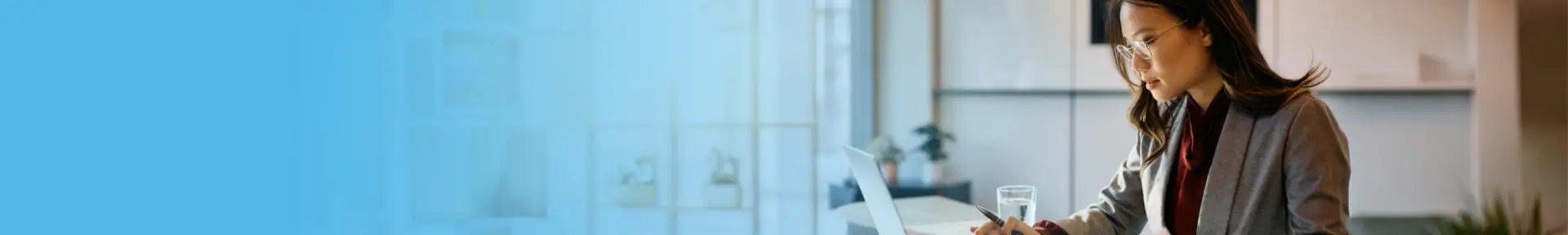 business woman working