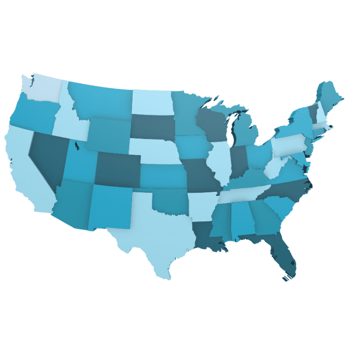 US map